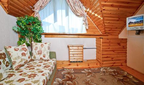 Люкс с раздельными комнатами и джакузи. Ресторанно-гостиничный комплекс Старый замок, г. Горячий Ключ