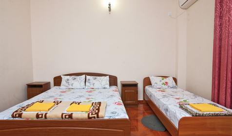 Трехместный стандарт. Гостиница Кубань, пос. Новомихайловский