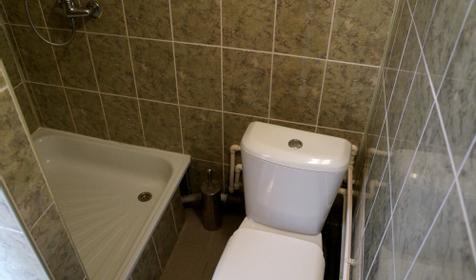 Санузел двухместного. Гостевой дом Баден-Баден, г. Геленджик, пос. Дивноморское