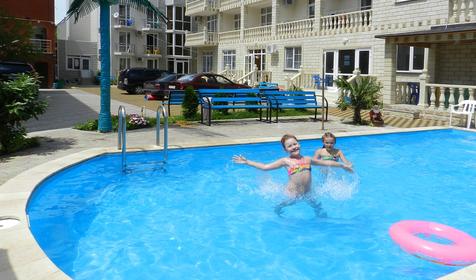 Детский бассейн. Частный дом Наутилус, Туапсинский район, п. Новомихайловский