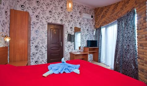 Двухместный стандарт без балкона. Гостевой дом Фантазия, Туапсинский район, п. Агой