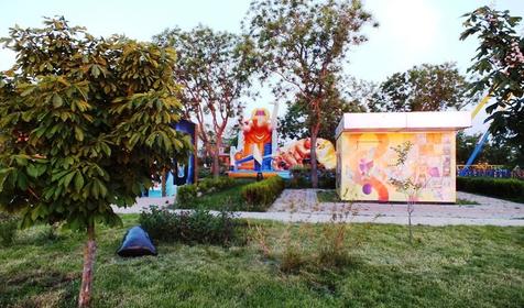 Набережная и пляж. Гостевой комплекс Алмаз, г. Ейск