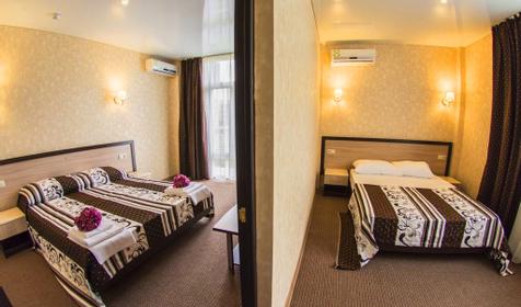 Семейный четырехместный. Отель Акварель, г. Анапа, пос. Витязево