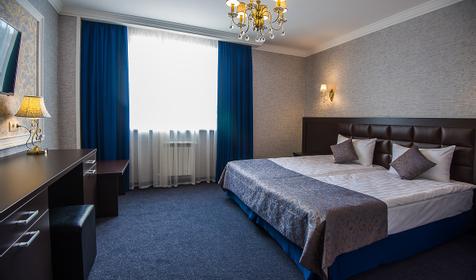 Стандарт синий. Отель Carat, г. Краснодар