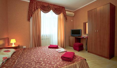 Двухместный номер с видом на двор. Гостиница Александрия, г. Сочи, п. Лазаревское