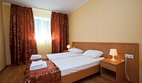 Двухместный стандарт "Райплезир". База отдыха Райский сад, г. Геленджик, с. Прасковеевка