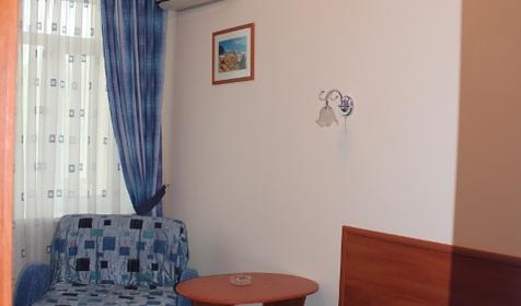 Одноместный стандарт. Отель Паллада, г. Анапа