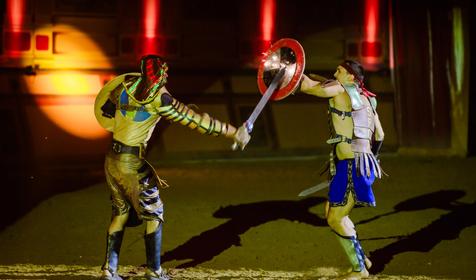 Гладиаторы Рима. Культурно-туристический комплекс Россия, г. Новороссийск, п. Абрау-Дюрсо