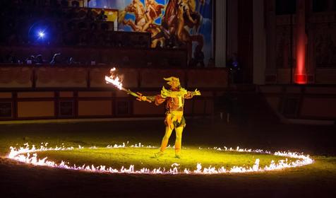 Гладиаторы Рима. Культурно-туристический комплекс Россия, г. Новороссийск, п. Абрау-Дюрсо