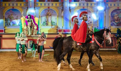 Гладиаторы Рима. Культурно-туристический комплекс Россия, г. Новороссийск, п. Абрау-Дюрсо