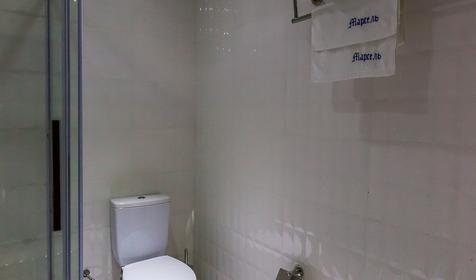 Санузел номера. Гостиница Марсель, г. Туапсе, п. Новомихайловский