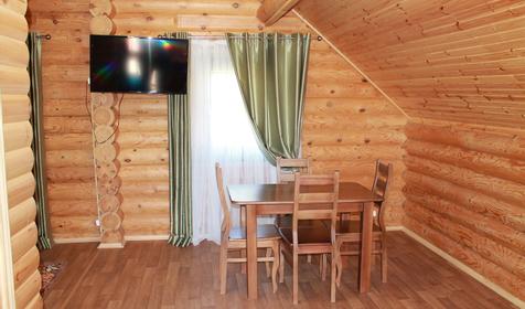 Студия двухместная в срубе. Туристический комплекс Белая река, Майкопский район, ст. Даховская