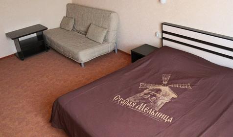 Двухместный номер стандарт с двумя доп.местами (№2,4,6,8). База отдыха Старая Мельница, п. Мостовской