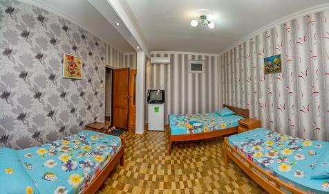 Четырехместный Стандарт двухместный. Гостевой дом по ул. Пролетарская 22, г. Сочи, п. Лазаревское