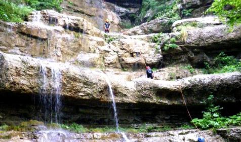 Каньонинг. Отель Вершина, Апшеронский район, х. Гуамка