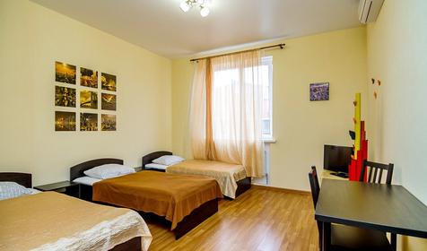 Трехместный стандарт. Отель Smart People Eco Hotel, г. Краснодар