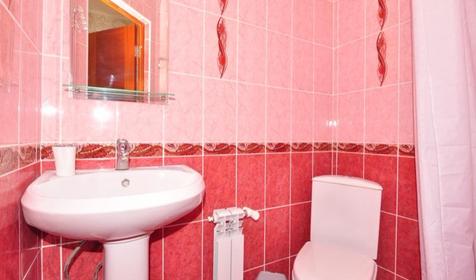 Санузел двухместного номера Стандарт. Гостевой дом Гермес, г. Горячий Ключ