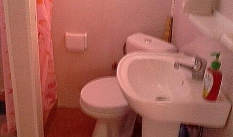 Санузел. Частная гостиница «Камелия», Туапсинский р-н, с. Лермонтово