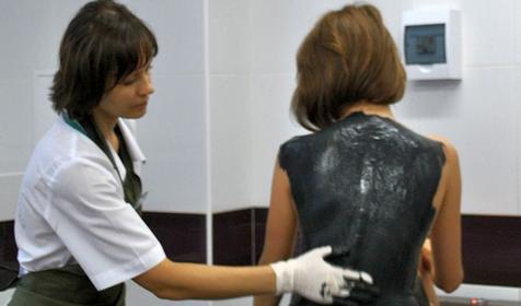 Грязевая аппликация, санаторно-курортный комплекс ДиЛУЧ, г. Анапа