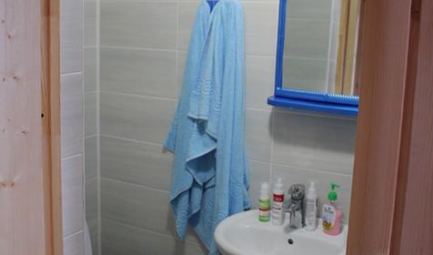 Санузел в номере частного гостевого дома На Гагарина 73, Темрюкский р-н, п. Кучугуры