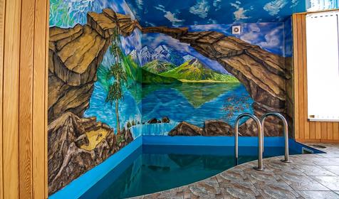 Сауна. Гостевой двор Грин Хаус. Хамышки