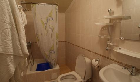 Санузел номера. Гостевой дом Арго, г. Анапа, п. Витязево
