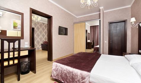 Номер Де люкс, спальня. Отель Эмеральд, г. Анапа, пос. Витязево