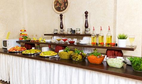Шведский стол. Отель Эмеральд, г. Анапа, пос. Витязево