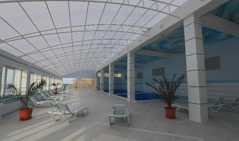 Зимний пляж. Санаторий Малая Бухта, г. Анапа