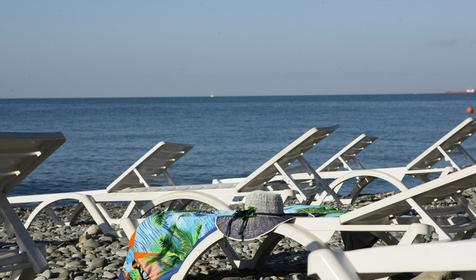 Пляж. Пансионат Эдем, г. Сочи