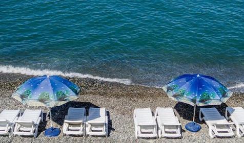 Пляж. Пансионат Орбита-1, Сочи, г. Адлер