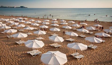 Пляж. Клубный отель-SPA Ривьера-клуб, г. Анапа