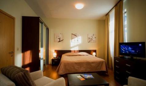 Однокомнатные апартаменты с отдельной кухней, корпус 5. Отель Гелиопарк Вальсет Роза Хутор