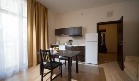 Однокомнатные апартаменты с отдельной кухней, корпус 5. Отель Гелиопарк Вальсет Роза Хутор