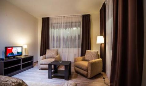 Трехкомнатные апартаменты. Отель Гелиопарк Вальсет Роза Хутор