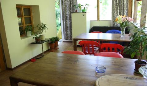 Тенистый дворик у Ларисы