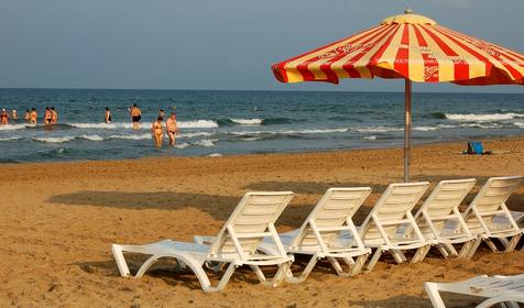 Пляж. Пансионат Кристалл-уют, г. Анапа