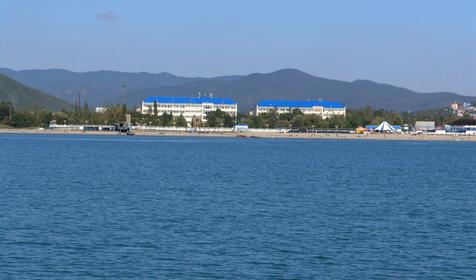 Вид с моря. Санаторно-курортный комплекс Вулан, Геленджик, п. Архипо-Осиповка