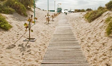 Дорога к пляжу. Санаторий Ателика Мечта, г. Анапа