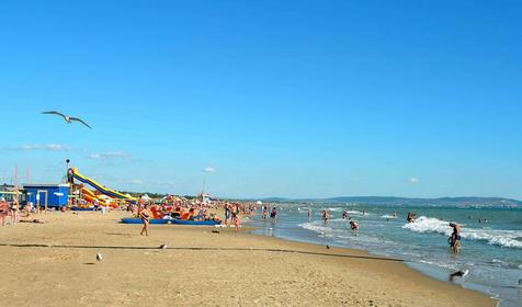 Пляж Витязево. Отель Марракеш Gold, Анапа, п. Витязево