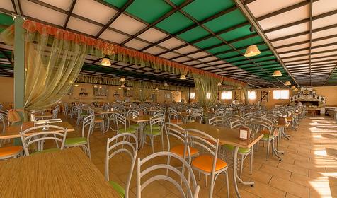 Столовая. Отель Гранд Круиз, г. Анапа, п. Джемете