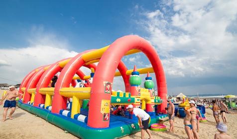 Пляж. Отель Гранд Круиз, г. Анапа, п. Джемете