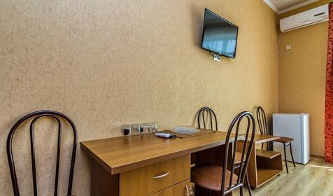 Стандарт трехместный без балкона. Мини-гостиница Апельсин, Темрюкский р-н, Голубицкая