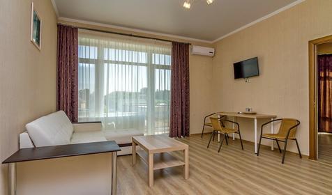 Люкс двухкомнатный. Мини-гостиница Апельсин, Темрюкский р-н, Голубицкая