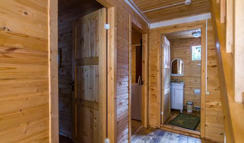 Большой коттедж (первый этаж). База отдыха Горный воздух, Туапсинский район, Бухта Инал