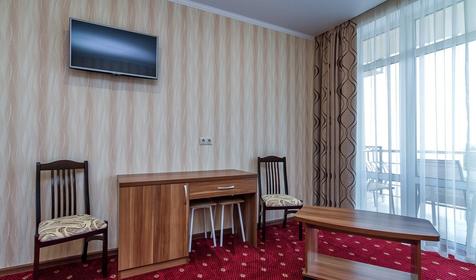 Номер с диваном. Гостиница Кассиопея, г. Геленджик, п. Архипо-Осиповка