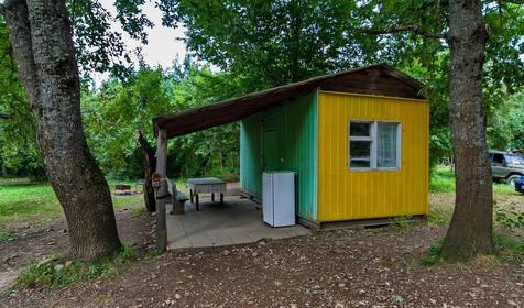 Домики для проживания. Спортивно-туристическая база Планческие скалы, Северский район, ст-ца Крепостная