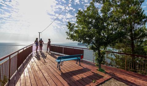 Пансионат отдыха Утес, Туапсинский район, бухта Инал