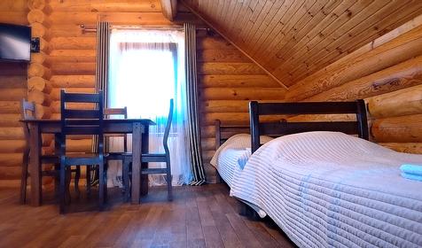 Студия четырехместная в срубе