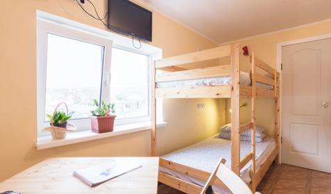 Семейный номер с ванной комнатой. Олимп Хостел Адлер, г. Сочи, Адлерский район, п. Мирный